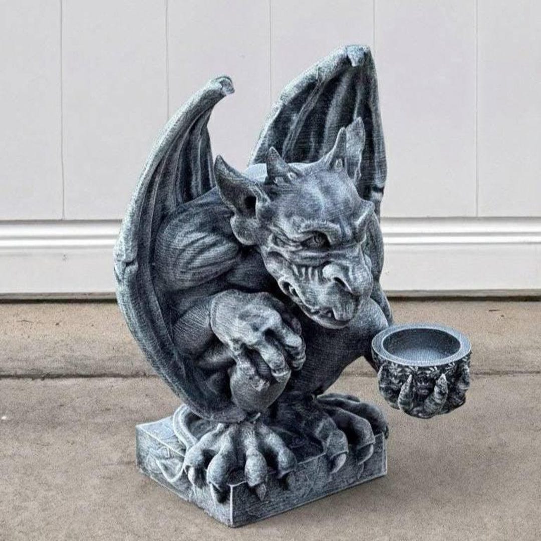 Gargoyle Statue Concrete Gothic Sculpture Outdoor Gargoyle Figure ...