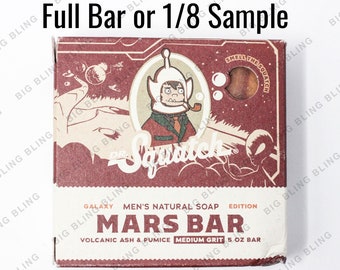 NEW Dr Squatch Soap - Mars Bar - 1/8 Samples or Full Bars - SAME Day Ship by Noon & Tracking - USA