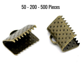 Lot De 10 Embouts Ressort Pour Cordon 4mm X 9mm - Acier, Laçage Facile