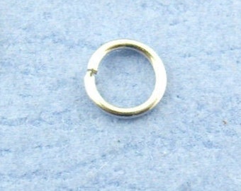 500 Jump Rings - BULK - 4mm - Antique Silver - Open - Jewelry Making Supplies - Ships IMMEDIATELY from USA - F21a