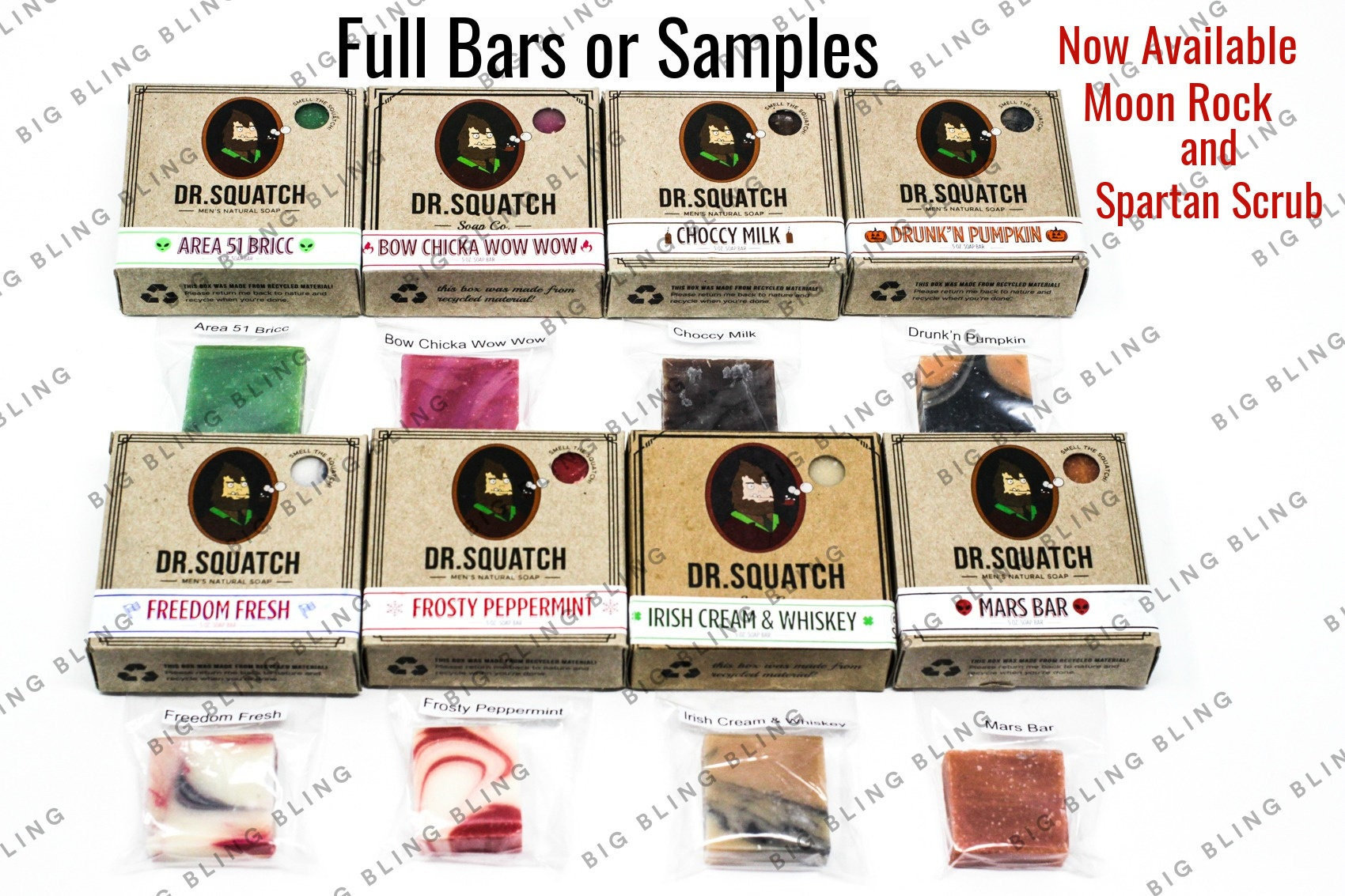 Dr. Squatch Soaps LIMITED EDITON Bars & SAMPLES DS203 