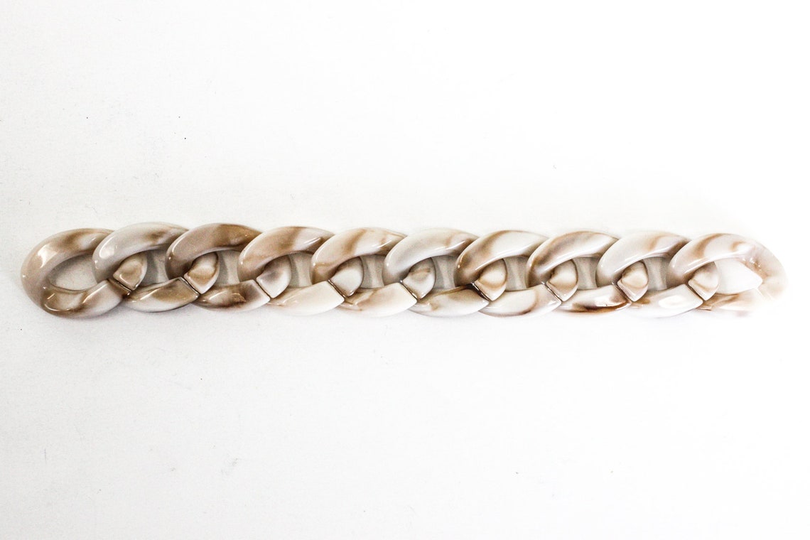 tan chain mule