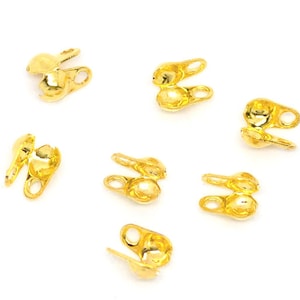 Chapado Oro Collar Pulsera 4 Cierres Magnéticos Redondos Para Joyería - 16 Mm, Chapados En Oro, Muy Fuertes THEBEADSELECTION Imán Fuerte