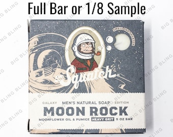 NEW Dr Squatch Soap - Moon Rock - 1/8 Samples or Full Bars - SAME Day Ship by Noon & Tracking - USA