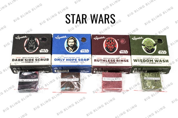 Dr. Squatch Soaps STAR WARS LIMITED Edition Full Bars or Samples Fast Ship  