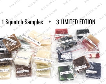 Dr. Squatch Soap Samples - 3 FREE LIMITED EDITION + 1 Regular Sample (4) Total - Stocking Stuffers - DS202