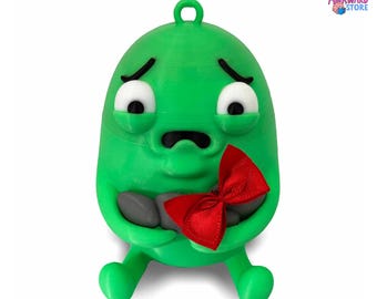 3D Printed Medical Gift – Sad Gallbladder Ornament – Limited 2024 Edition – Funny Anatomy Christmas Ornament, Organ Collectible