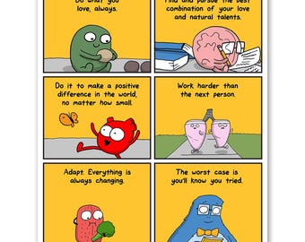 Do What You Love Print – Inspirational Wall Art, Motivational Poster, Self Care Decor, Positive Mindset Art, Doctor Gift, Home Decor