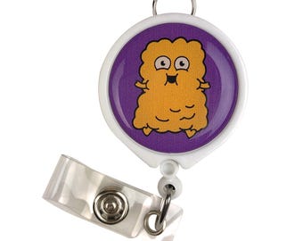 Fat Cell Badge Reel – Funny Nurse Badge Holder, Medical ID Clip, Anatomy Badge, Healthcare Gift, Doctor Accessory