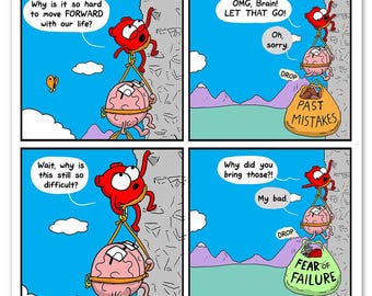 Heavy Print – Mental Health Wall Art, Inspirational Poster, Home Decor, Motivational Anatomy Art, Medical Humor Poster