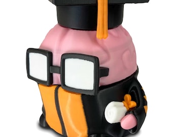 Graduate Brain Figurine – Custom Color Graduation Gift, Funny Brain Decor, Medical Student Gift, 3D Printed Collectible