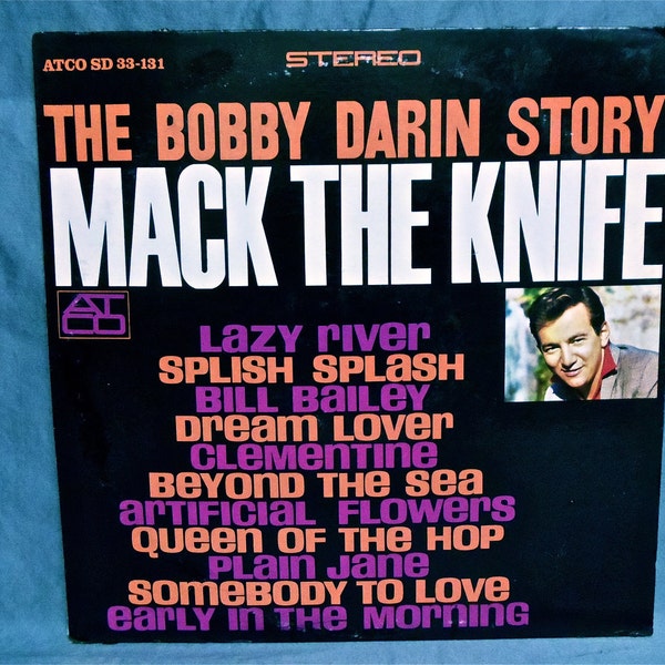 BOBBY DARIN - The Bobby Darin Story - 1969 Vintage Vinyl LP Record Album