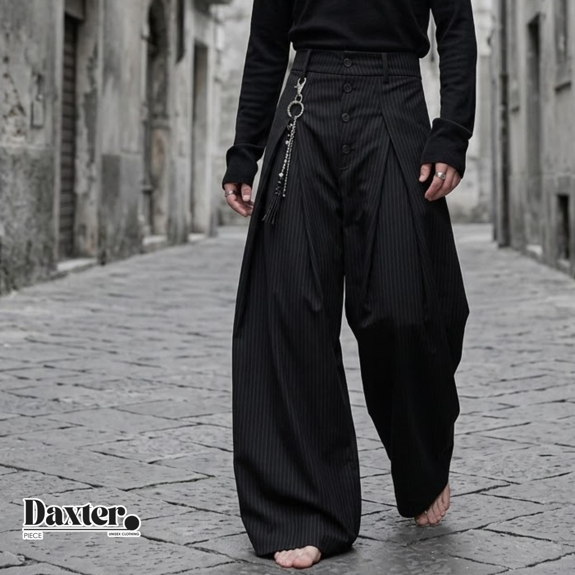 パンツ 00s archive stripe slacks pants y2k Y2k Striped Pants - Etsy