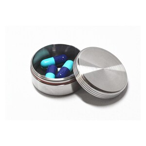 Waterproof Titanium Capsule Pill Case – EDC Titanium Storage Box image 3