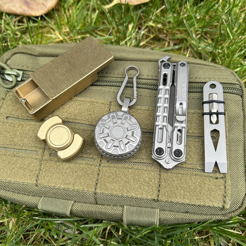 Wanersen Titanium Pill Case Pocket Pill Box Waterproof Container image 13
