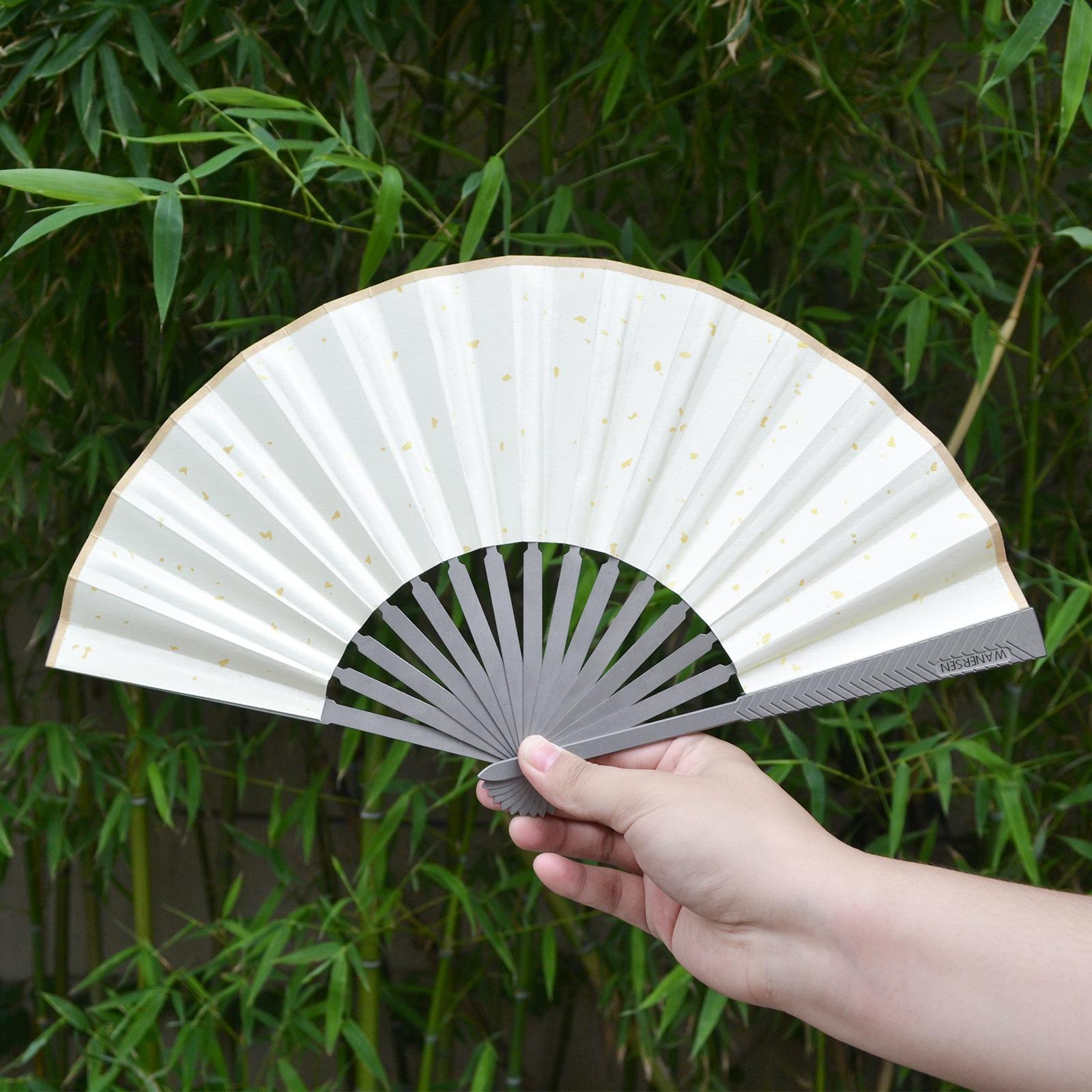 WANERSEN STRIX & HERRIX – Tactical Titanium Folding Fan - Etsy