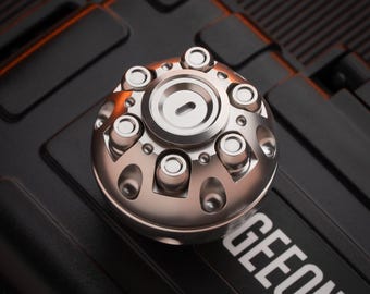 COSMO Death Star Ratchet Spinner Coin EDC Fidget Toy