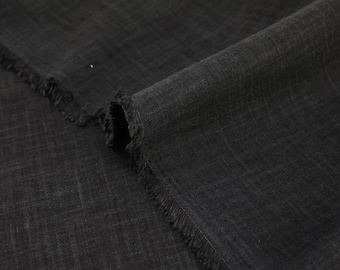 Japanese fabric solid black hand-dyed, Japan plain fabrics, Sewing Crafts, sashiko, dyed by hand