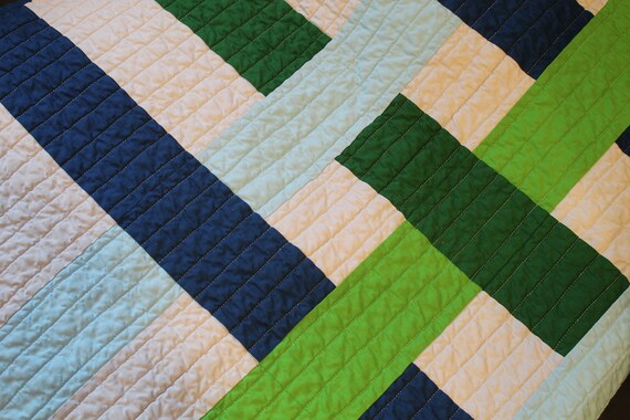Rainbow Pacific Northwest Baby Quilt Seattle Washington Print