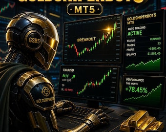 Gold Sniper EA MT5 | Automatyczny doradca ekspercki do skalpingu | Pobierz Forex EA | Strategia Breakout