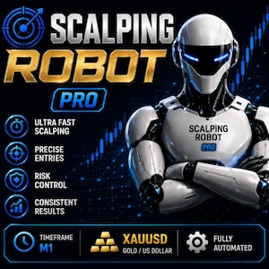 Scalping Robot Pro MT5 EA | Robot do handlu na rynku Forex MetaTrader 5 | Natychmiastowe pobranie cyfrowe