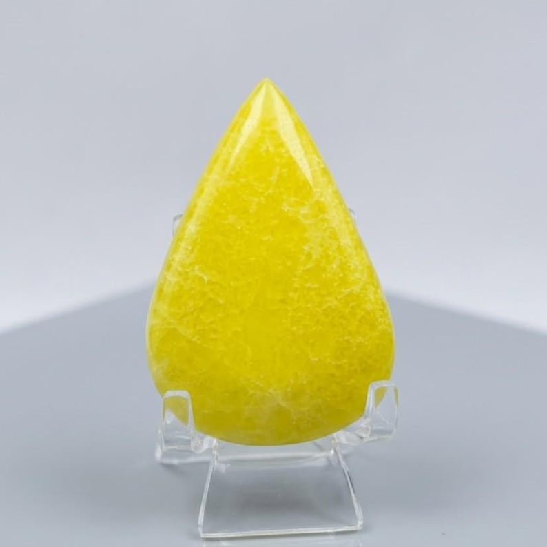Bright golden yellow natural sapphire in pear cut style, loose gemstone ideal for ring center stone, custom jewelry making and anniversary gifts.
