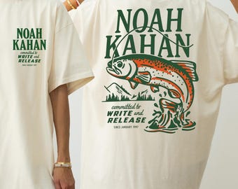 Noah Kahan Shirt, Commited To Write and Release Shirt, Porch Light On Shirt, The Great Divide Tour Merch