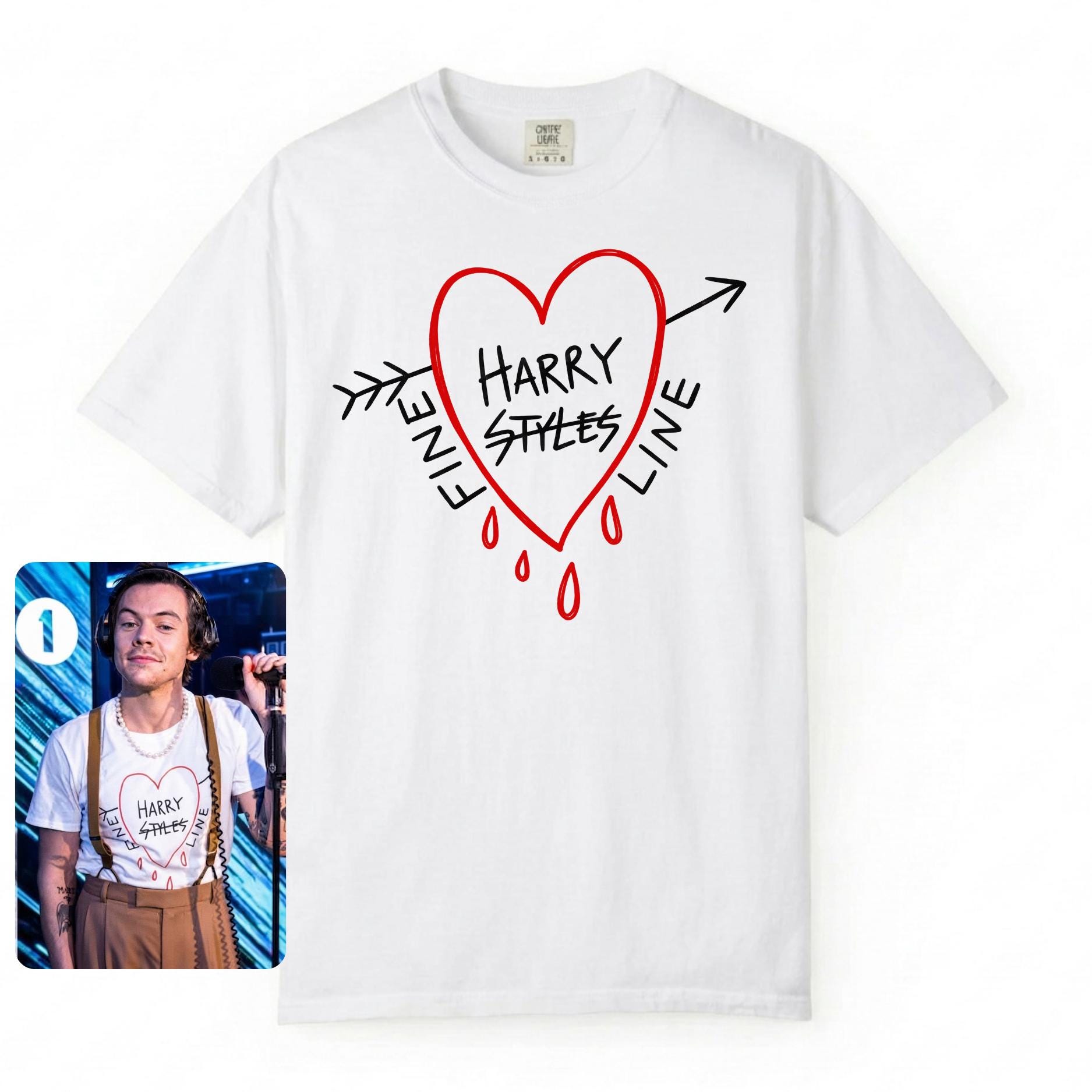 Harry styles shirt fine line - Etsy 日本