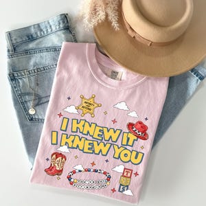Comfort Colors® I Knew It I Knew You Shirt, Toy Story 5 Inspired Tee, You’ve Got A Friend In Me Shirt, Disneyland Toy Story Family Bloossom