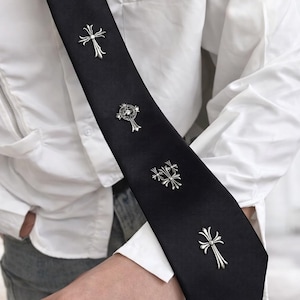Chrome Hearts Tie - Etsy Canada
