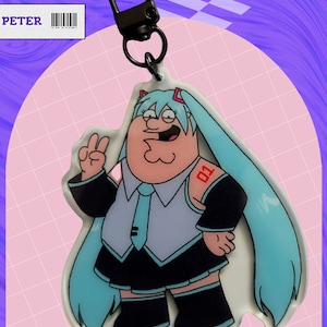 Peter Miku Acrylic Keychain / Charm
