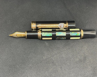 Jinhao Deep Sea Fountain Pen - Bright Pearl Shell Edition, Medium Nib
