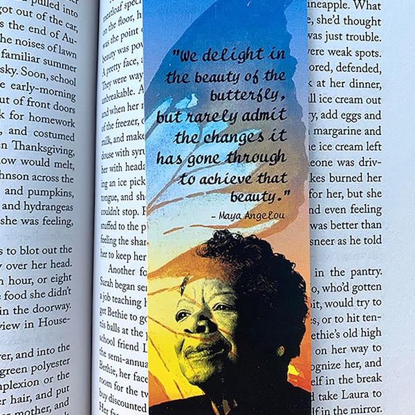 Maya Angelou Bookmark