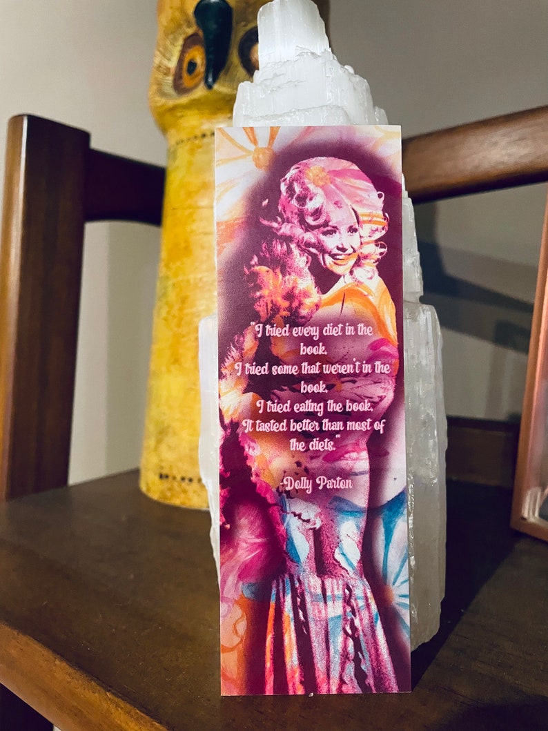 Dolly Parton Bookmark Etsy