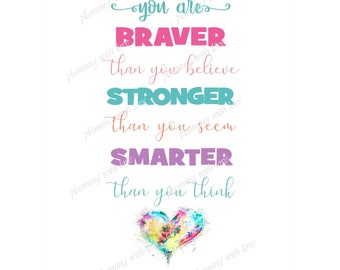 You are braver than...quote