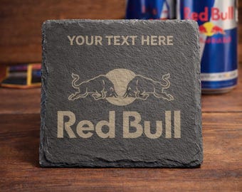 Personalised Slate Coaster | Custom Engraved Stone Drink Coaster (10x10cm)