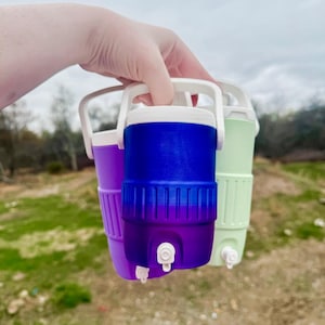 3D Printed Drink Dispenser Koozie | Portable Mini Cooler with Spout | Funny Party Drink Holder | Tailgate Accessory | Unique Gift