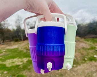 3D Printed Drink Dispenser Koozie | Portable Mini Cooler with Spout | Funny Party Drink Holder | Tailgate Accessory | Unique Gift