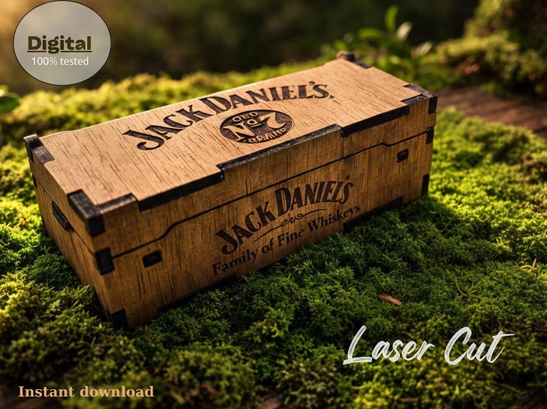 Jack Daniels Wooden Box - Etsy
