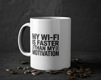 Programmer Mug - La Verità sulla Fibra - Funny Coder Gift - Tazza Divertente Motivazione - Tech & Remote Work Coffee Cup by AFKStoreIT