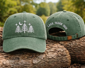 Camp Bachelorette Embroidered Hat, Personalised Bride Camping Trip Cap, Bridal Party Hat, Wedding Gift, Bridesmaid Gift, Bachelor Party Gift