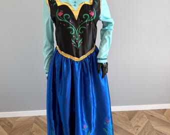 Disney Frozen Anna Costume Adult Size M Carnival Cosplay Dress