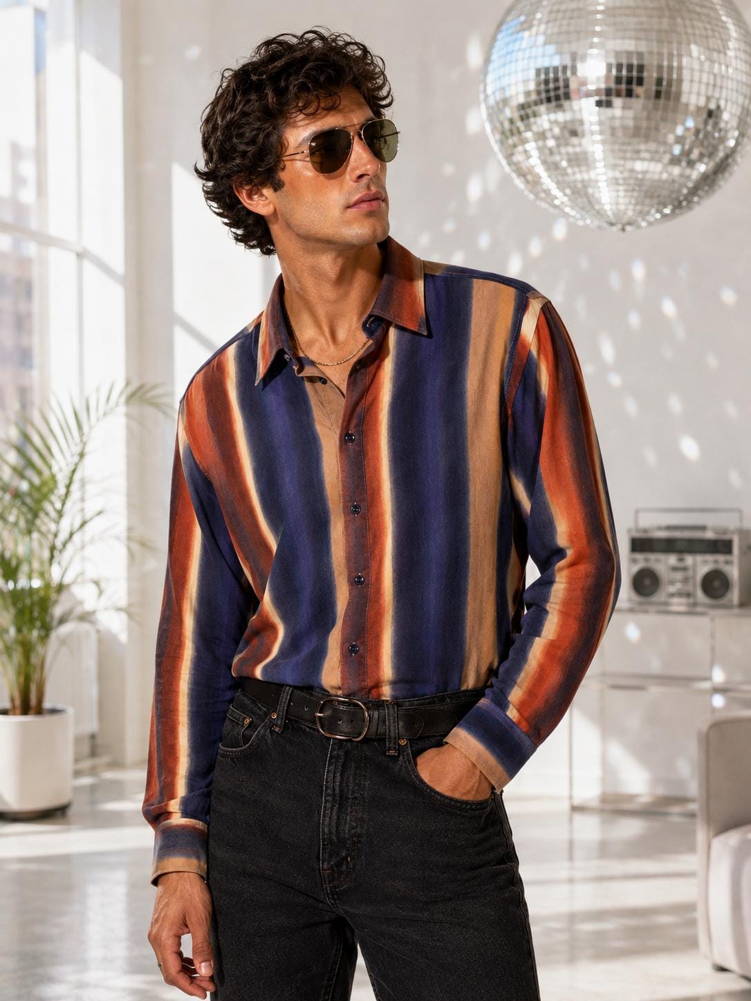 トップス INDIA IS BEAUTIFUL BIG COLLAR SHIRTS Buy 70s Big Collar Shirts Men Online In India - Etsy India