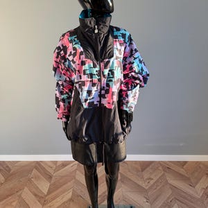 Vintage Golden Cup Windbreaker – Colorblock Unisex Jacket | EU 56 / XL / US 48