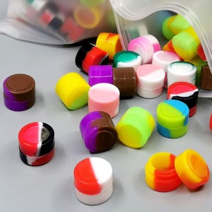 Mini-Silikonversteck-Glas - Antihaft-Reisebehälter (2ml)