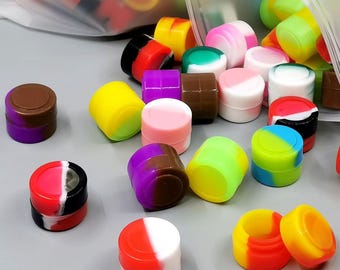 Mini-Silikonversteck-Glas - Antihaft-Reisebehälter (2ml)