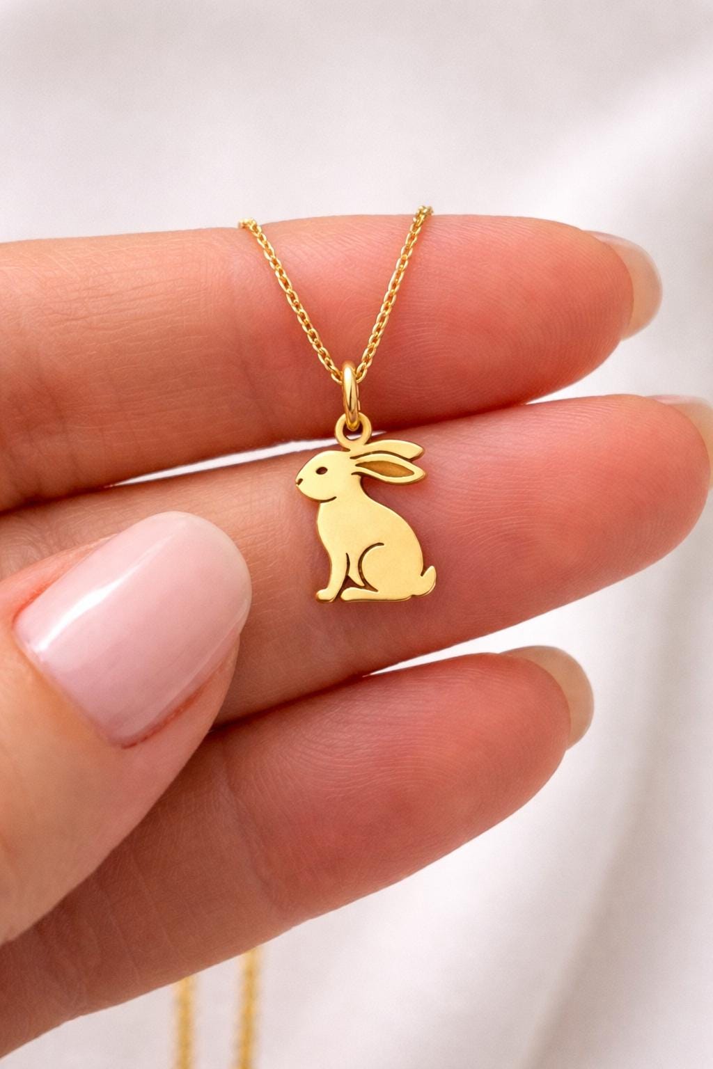 Bunny necklace - Etsy 日本