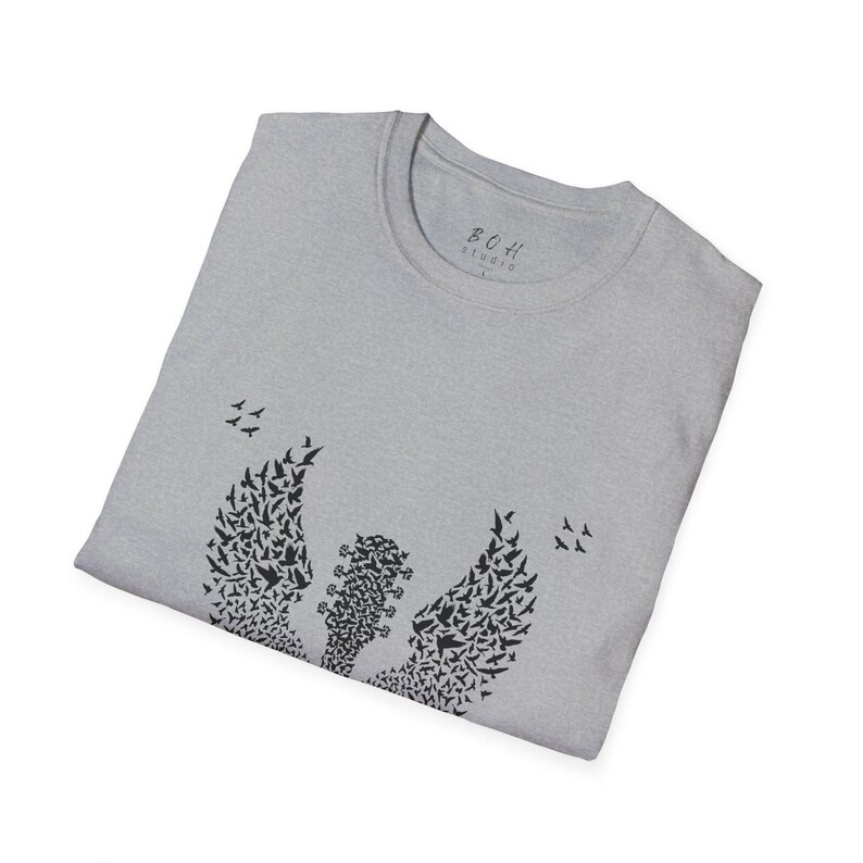 Fender Gitaarvleugels T-shirt | Guitar Birds-T-shirt, shirt muziekspeler afbeelding 9