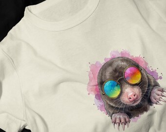 Mole with Rainbow Sunglasses T-Shirt | Collection Festival Tee