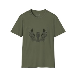 Fender Gitaarvleugels T-shirt | Guitar Birds-T-shirt, shirt muziekspeler afbeelding 7